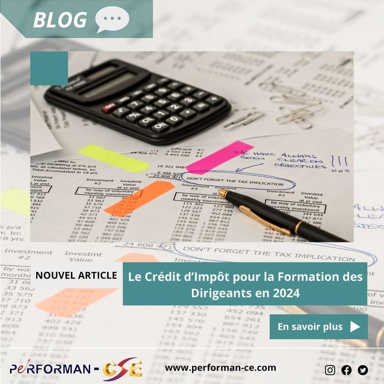 Le Crédit d&rsquo;Impôt pour la Formation des Dirigeants en 2024