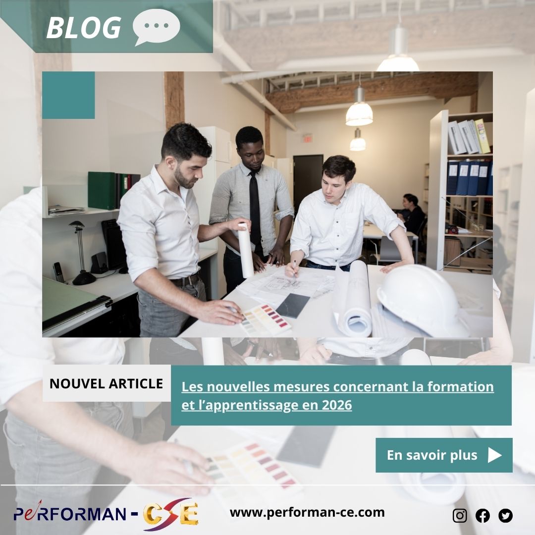 Les nouvelles mesures concernant la formation et l’apprentissage en 2026